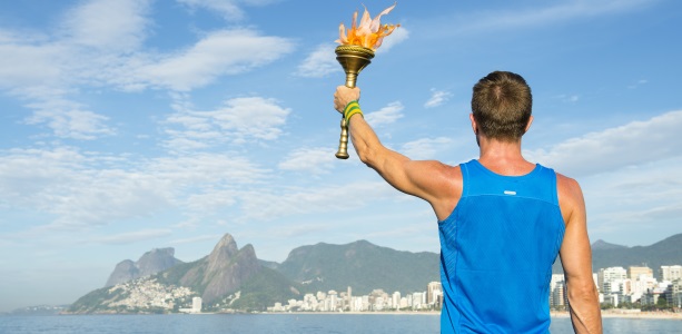 Torch bearer - 2016 Brazil Olympics