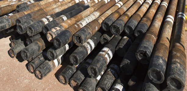 drilling tubulars in a pile