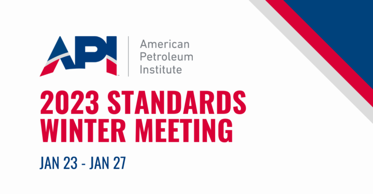 API Standards Meeting announcement